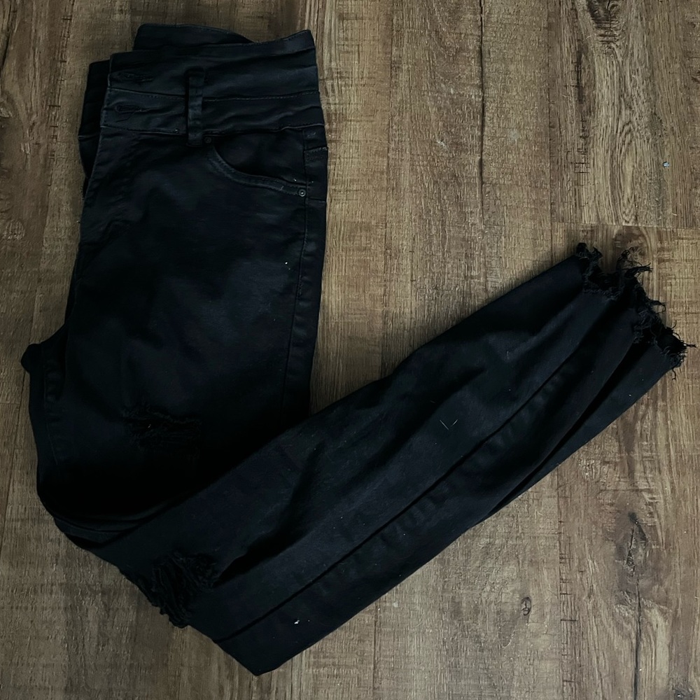 Black Refuge Skinny Jeans